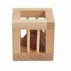 Triangle Wooden Brain Teaser Puzzle Cage Unlock Cage Apart Triangle Luban Lock  Adult Kids Toys