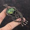 Copper Ruby Zoisite Pendant Copper Wire Wrapped Gemstone Pendant Copper Jewelry Brand New Pendant Handmade Wire Wrap Jewelry Gift For Women