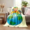 Caillou blanket Flannel Blanket Soft Cozy Plush Throw for Sofa Bed Lightweight Home Decoration
