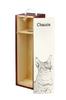 Chausie - wine box with a cat, alcohol box with graphics, personalized gift box from the Art-Dog brand