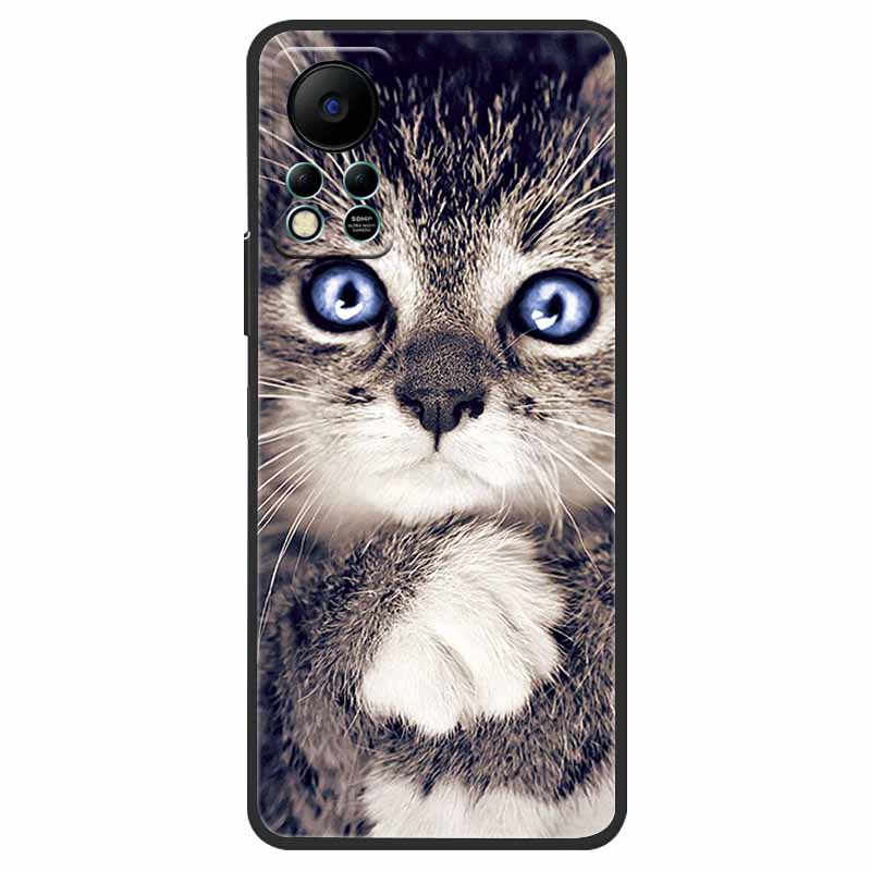 Для Infinix HOT 11S NFC Чехол X6812B Модный Мягкий ТПУ Силиконовый Чехол для Телефона Для Infinix HOT11S NFC Задняя Крышка HOT 11 S 6.78 Funda