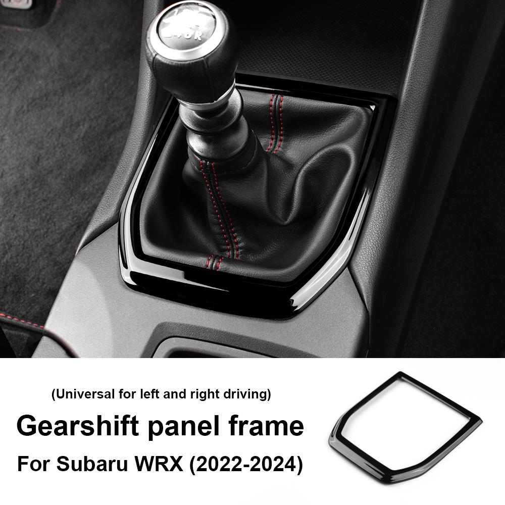For Subaru WRX WRX STI 2022 2023 2024 ABS Carbon Fiber Gear Shift Panel Cover Interior Trim RHD LHD