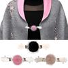 Retro Sweater Swirl Clip Cape Cloak Clips Cardigan Brooches Pins Shawl Collar Clasp Dress Shirt Brooch Clip Jewelry For Women