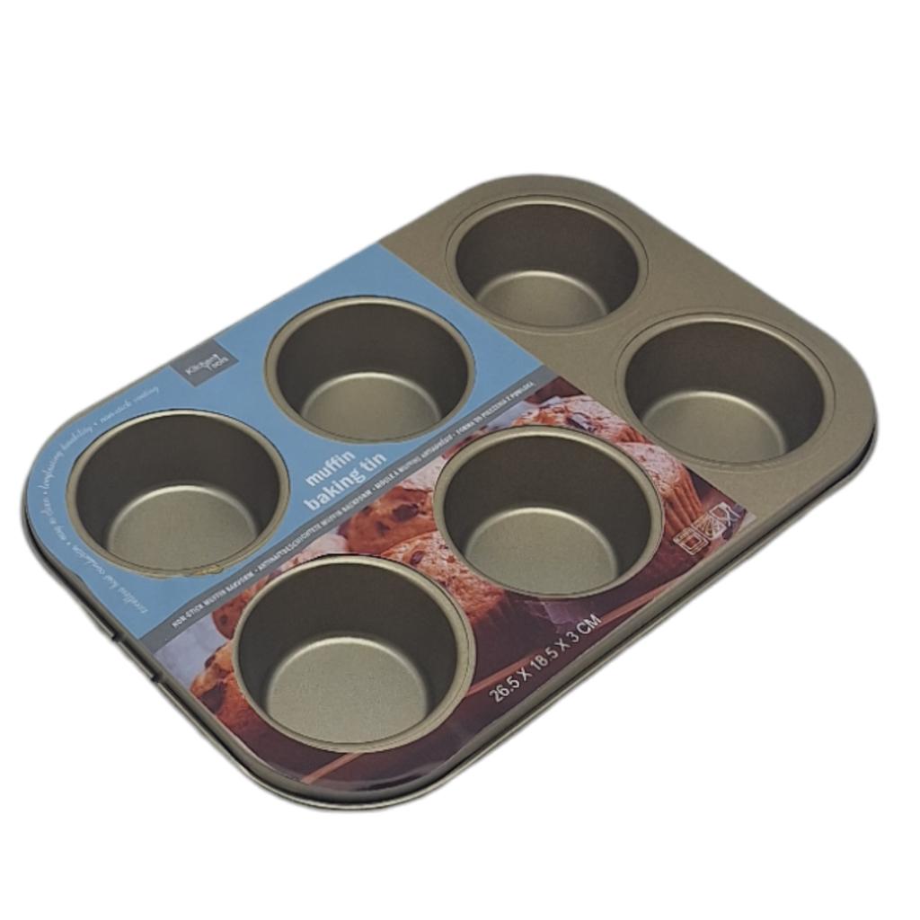 Muffins And Cupcakes Baking Tray For 6 Cookies At A Time