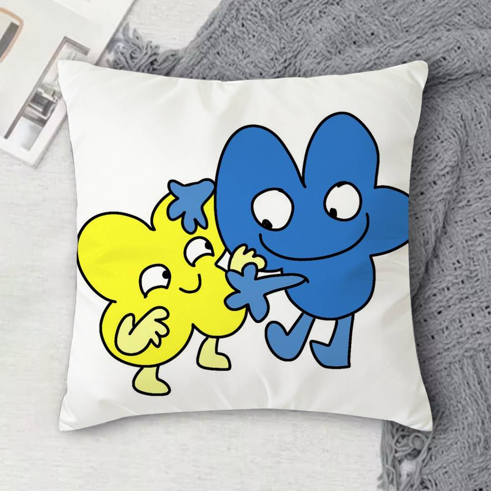 Funny Bfb X And Four Double-Sided Printed Square Decorative Cushion Cover For Sofa Living Room Home Decor