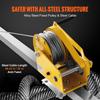 VEVOR Confined Space Tripod Kit, 1179 kg Winch, Confined Space Tripod 2.43 m Legs and 30 m Cable, Confined Space Rescue Tripod 10 m Fall Protection