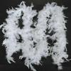 2m Natural Feather Boa Strip Xmas Ribbon Party Garland Decor Christmas Tree White Diy Craft Wedding Supplies Grament Accessaries