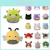 Очаровательная мягкая игрушка Squishmallows, плюшевый единорог, динозавр, мягкая подушка для детей