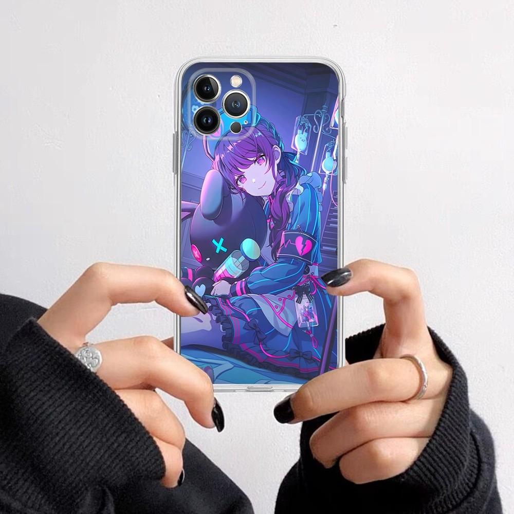 Чехол для телефона Project Sekai для iPhone 16 15 8 7 6 6S Plus X SE XR XS 14 11 12 13 Mini Pro Max Мобильный чехол