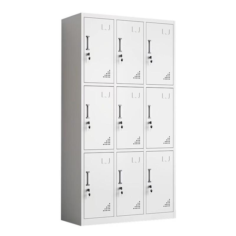 Jushi 10-Door Steel Storage Locker with Lock