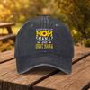 Sunflower Grandma Print Baseball Cap Unisex Fashion Duckbill Cap Suitable for Outdoor Sports Fitness Travel and Outings Mu