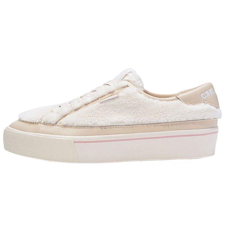 Coach CitySole Кожаные Низкие Стильные Скейтбордические Ботинки Женские Бежевые C6992-BD6