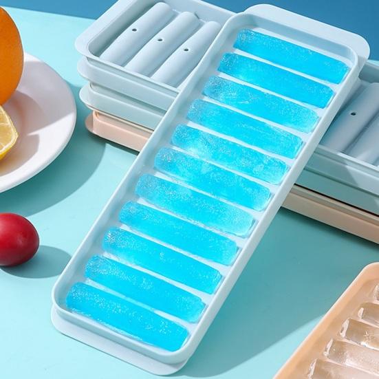 Форма для лотка для ледяных палочек с крышкой, пищевой класс, легко снимается, не содержит BPA, напитки, виски, коктейли, длинная полоса, форма для изготовления кубиков льда, кухонные принадлежности
