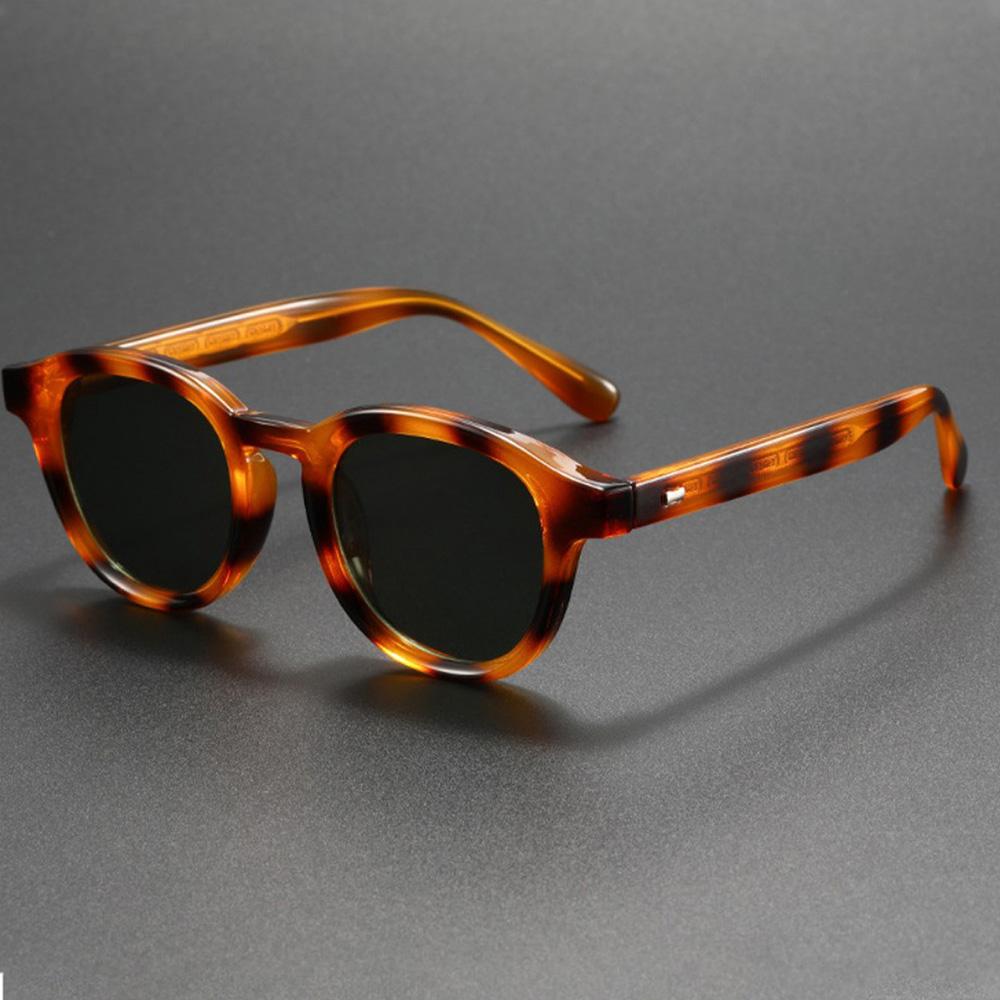 Sunglasses Men Women Johnny Depp Lemtosh Style Sun Glasses Retro Round Acetate Frame UV400 Lens Oculos