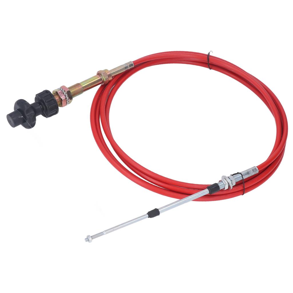 Manual Throttle Motor Control Cable PU Sheath Stainless Steel Low Fuel Consumption Excavator Accessories