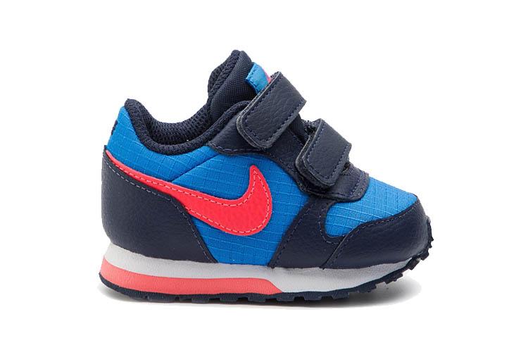 Nike MD Runner 2 High top Running Shoes Black Blue Red Infant And Toddler 806255-412