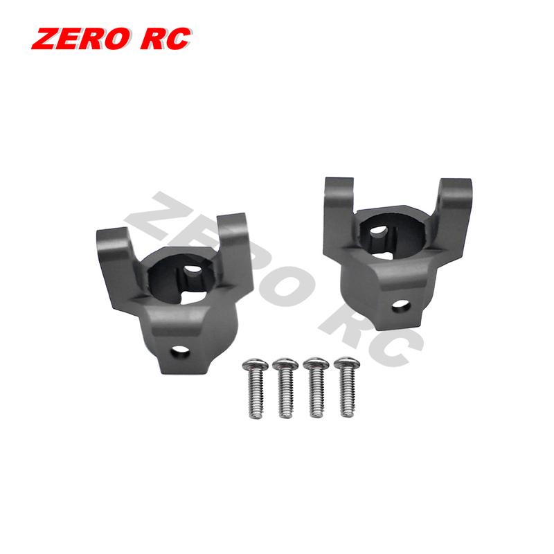 RC 1/10 CAR Axial SCX10 Upgraded accessories METAL Front Knuckle + Steering Link Rod + C Hub Carrier + Rear Axle Lock Out