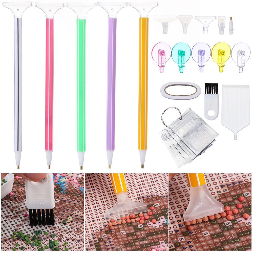 Storage Bag Diamond Painting Tool 5D Diamond Painting Kits Point Drill Pen Replacement Pen Heads