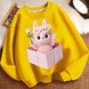 Children's Casual Round-neck Hoodie, Long-sleeved Loose Hoodie for Boys and Girls In Spring and Autumn