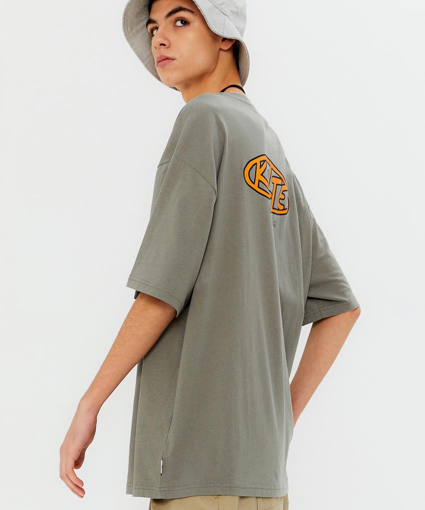 KULTE Orbit Logo T-Shirt L.Khaki