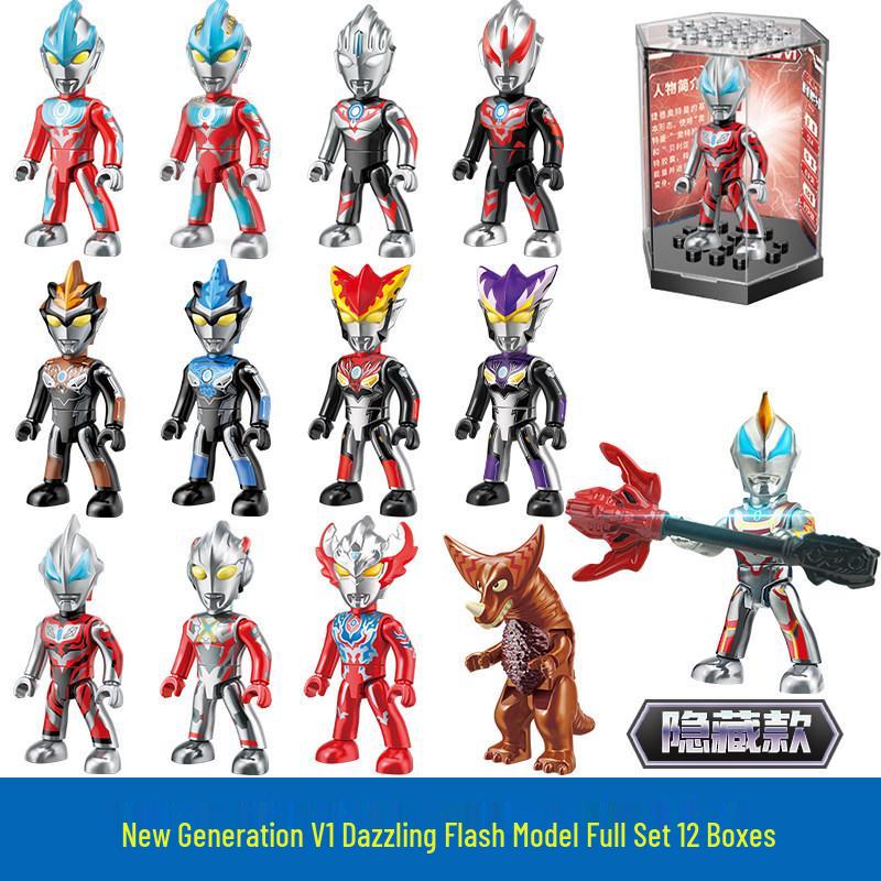 Конструктор Ultimate Zero Ultraman Sparkle: Детская развивающая сборная игрушка