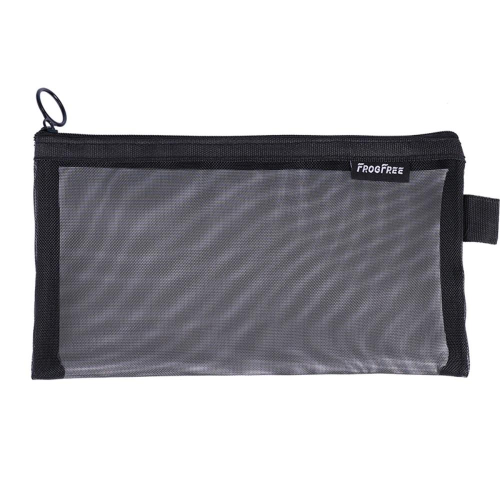 Прозрачный сетчатый пенал большой емкости пенал портативный пенал для ручек удостоверение личности