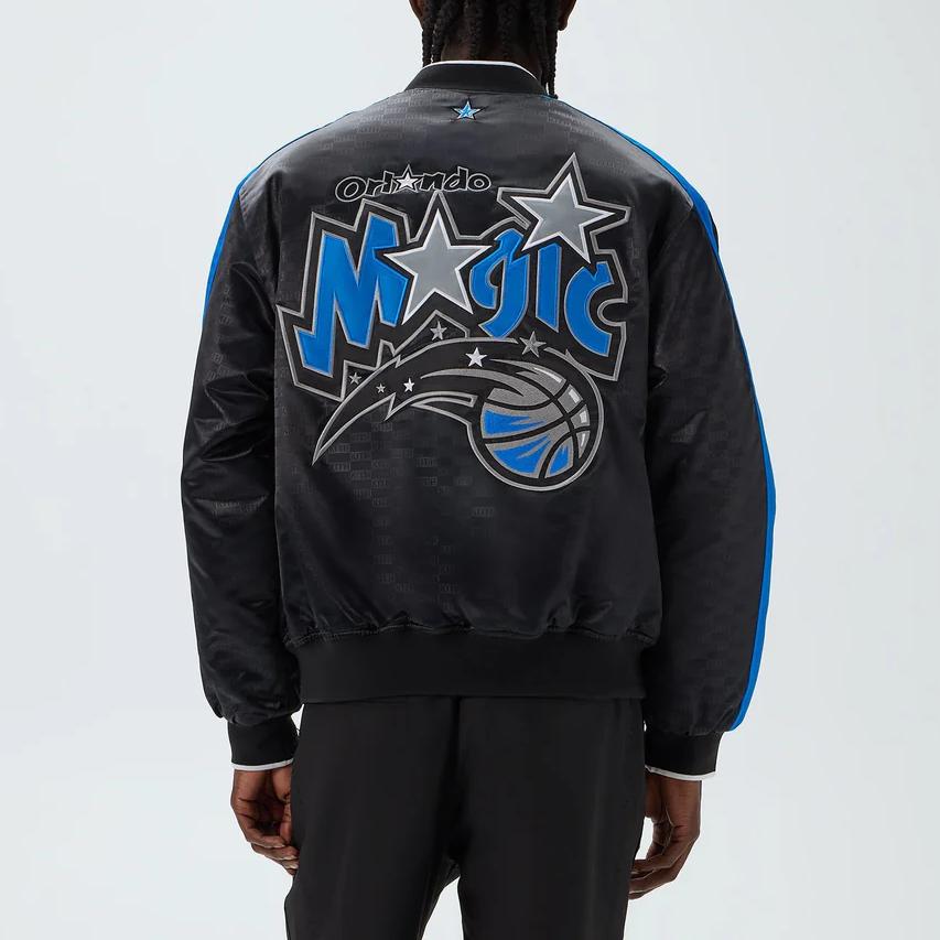 Kith For NBA All-Star Orlando Magic Bomber Jacket Black Men Outerwear KHM011265-001