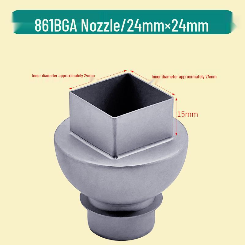 Compatible Square Nozzle for Quick 861DW Hot Air Gun - Perfect for BGA Desoldering