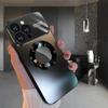 Роскошный титановый металлический цветной магнитный чехол для iPhone 16 15 14 13 12 11 Pro Max Plus, чехол для беспроводной зарядки Magsafe