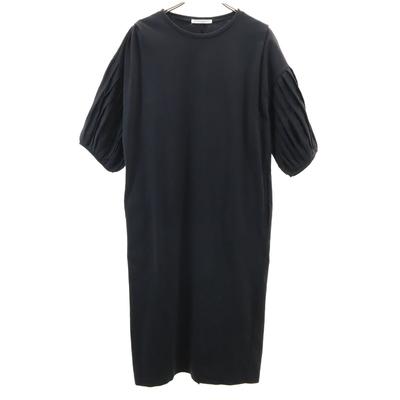 BEAUTY&YOUTH UNITED ARROWS Платье-миди с рукавами три четверти, сборки, защипы Женское Б/У