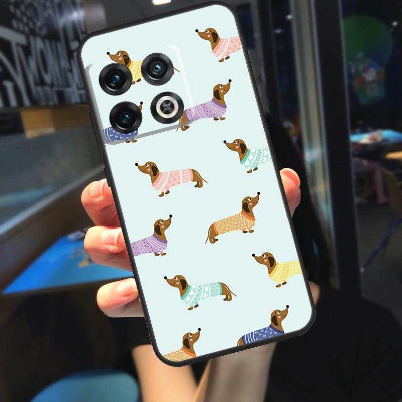 Чехол для собаки Такса Для OnePlus 12R 13 R 12 11 9 10 Pro 8T 9RT 10T OnePlus Nord 4 CE 2 3 Lite N20 N30