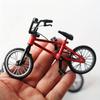 1: 12 Scale Bicycle Model with Metal Alloy Body Plastic Handles and Tires Exquisite Details, Creative Display Garden Accessories