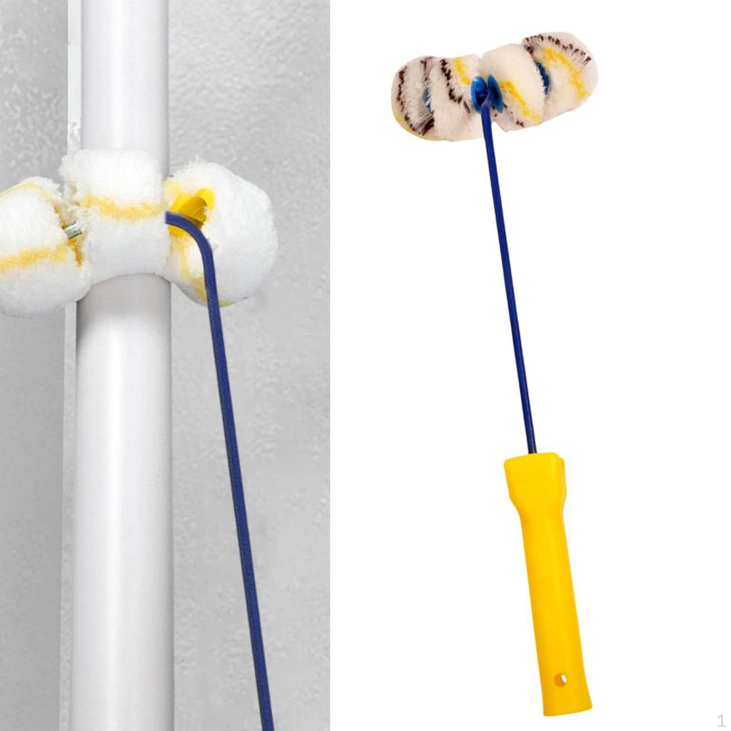 Малярный валик трубчатая кисть многоцелевой легкий для изогнутой поверхности и труднодоступных мест колено