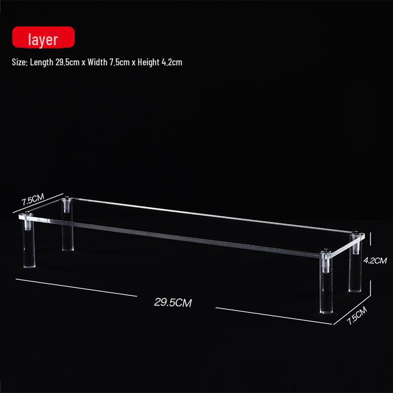 Акриловая многослойная ступенчатая стойка для коллекционных предметов Pop Mart Blind Box