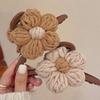Weave Women Headwear Plush Shark Clip Elegant Flowers Shark Hair Clip  Girls