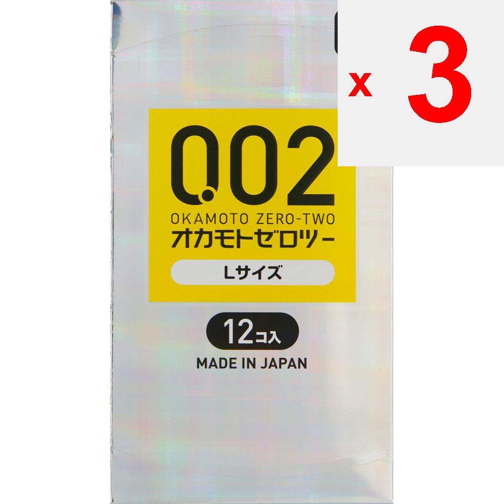 okamoto Okamoto Zero Two Zero Two Размер L Прозрачный 12 шт. Упаковка из 1 шт. Стандартный тип Приятный на ощупь! Пакет из 1