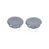 2Pcs Round Overflow Cover Tidy Trim Chrome Bathroom Basin Sink Spare Replacement