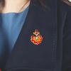 Стильная булавка для карпа с кристаллами, портативная, надежная застежка, универсальный аксессуар для курток, сумок, шляп