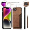 For  Leather Case for For Iphone 16E 16e SE4 Magnetic Wallet Card Pocket Cover for For Iphone 16E 16 Pro Max 14 1 Plus 13 12 11