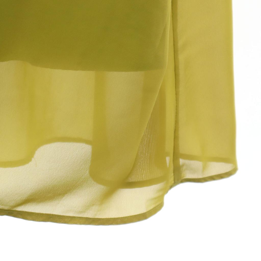 KBF Платье длинное многослойное с коротким рукавом F Горчичный Женский Б/у