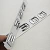 For Mercedes Benz E Class E320 E300 E220 E200 Rear Trunk Badge Emblem Decals Car ABS Chrome Logo Auto Exterior Accessories AB1