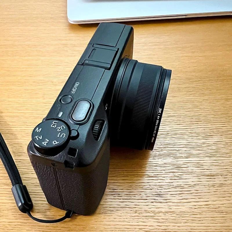 Металлическая квадратная бленда для объектива для Ricoh GR III GR IIIX GR3 GR3x Поддержка стандартных фильтров