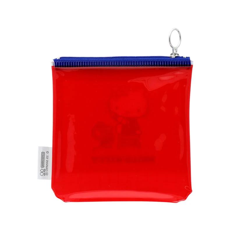 Плоский квадратный кошелек Sanrio Hello Kitty ( Ретро ) Япония НОВЫЙ