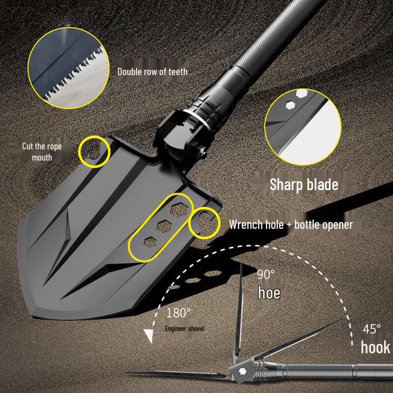 Xigang Multi-functional Outdoor Folding Shovel & Axe Set