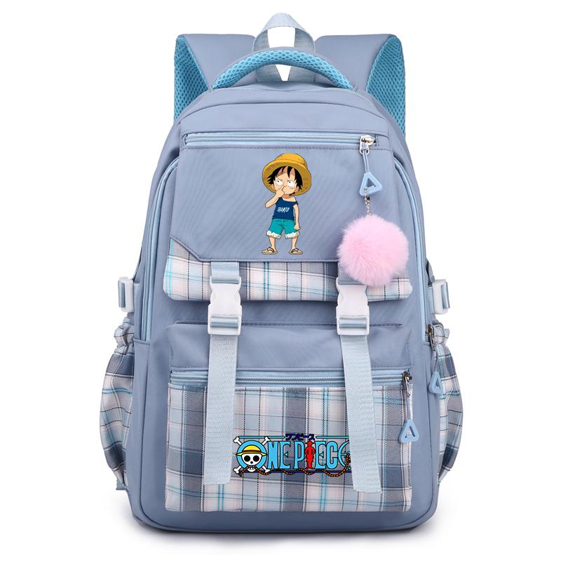 Аниме One Piece Printed College Bag Bag Document Bag Teen Back To School Холщовый рюкзак для девочек и мальчиков, студенческая сумка для ноутбука, мужская и женская дорожная сумка, рюкзак