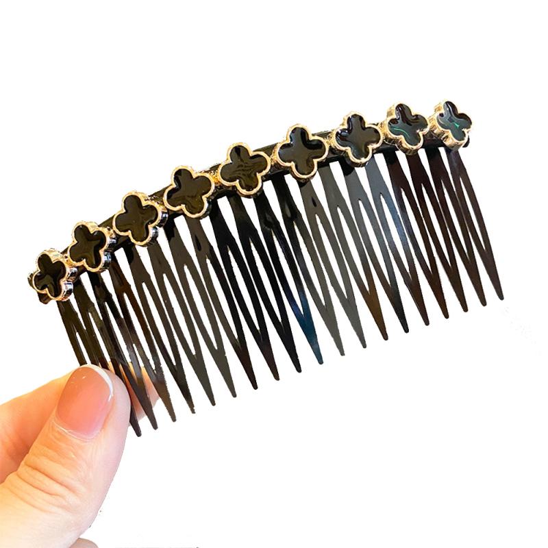 Жемчужная расческа для волос Расческа-вставка Измельченная отделка волос Артефакт Заколка для волос Головной убор Нескользящая заколка