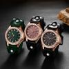 И водонепроницаемые кожаные наручные часы в стиле панк-ретро, классические часы с классическим диском, имитация кварца, унисекс, регулируемый ремешок, удобные в использовании, черные мужские