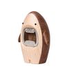 Shark Wooden Bottle Opener, Creative Portable Beer Cap Remover, Unique Gift for Home Bar Party, Eco-friendly Funny Accessory