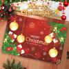 VIKAMA 2026 New Year and Christmas Floor Mat for Front Door Entry Area, Indoor and Outdoor Welcome Floor Mat, Home Decoration