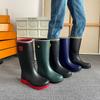 Four Seasons Fashion New Tall Rain Boots Unisex Outdoor Casual Waterproof Non-Slip Work Rain Boots Plus Size 39-45 Rain Boots
